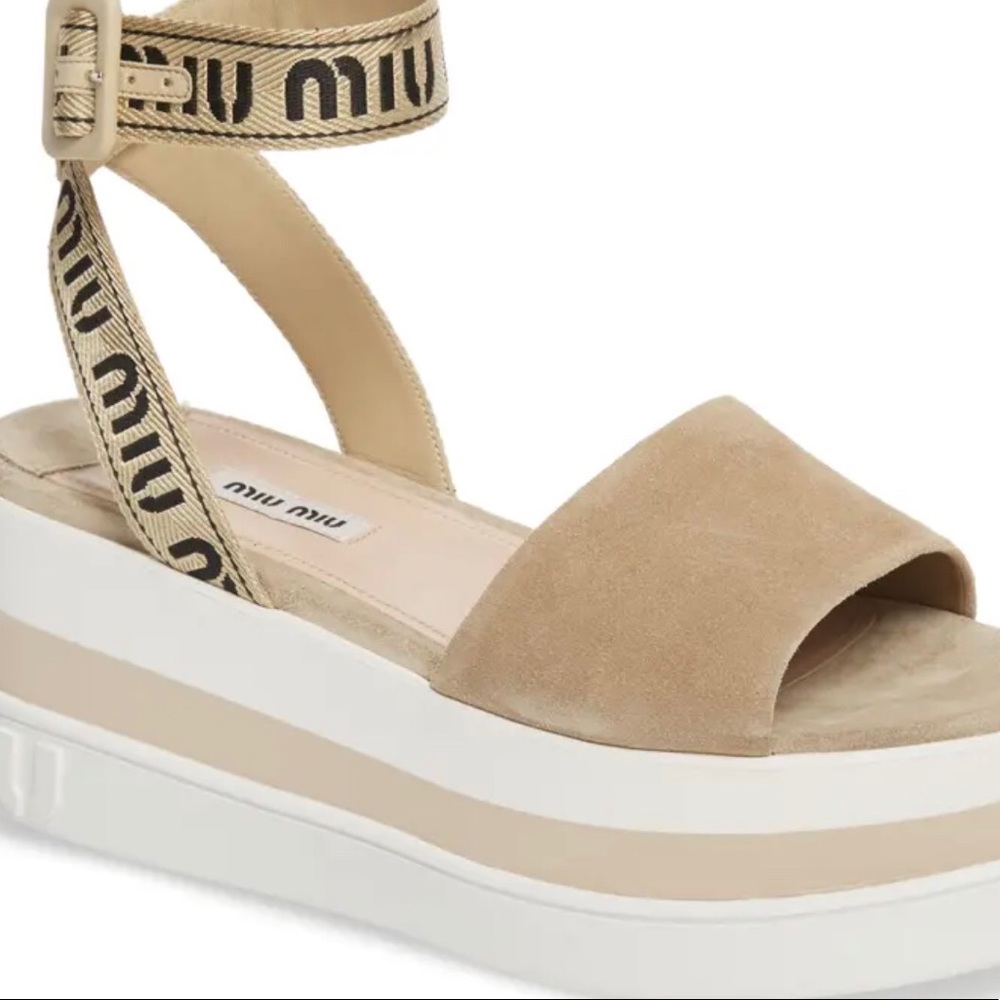 MIU MIU Platform Sandals